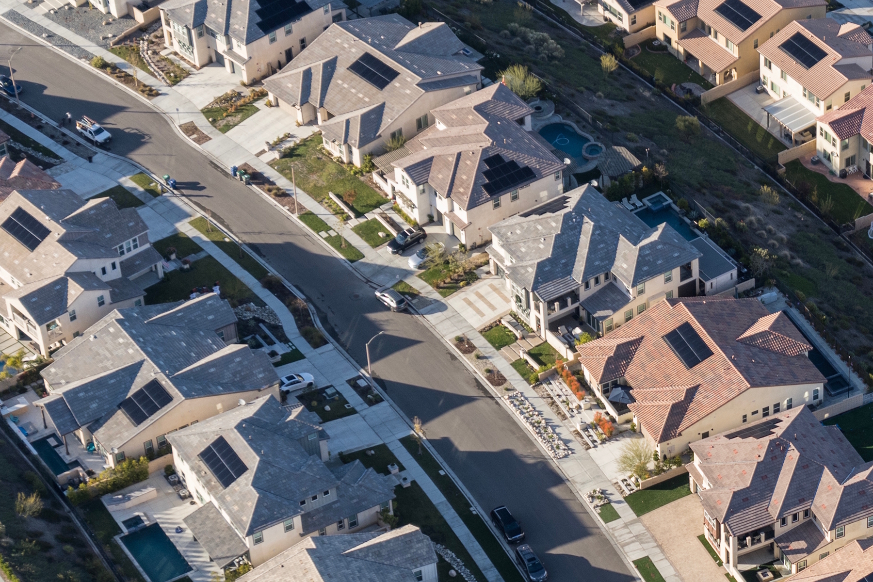 Homes with Solar Panels